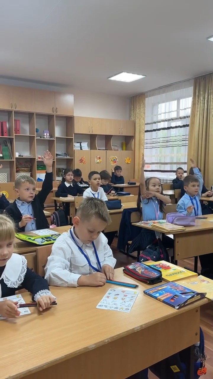 Бірінші сынып оқушыларының күнделікті өмірі
