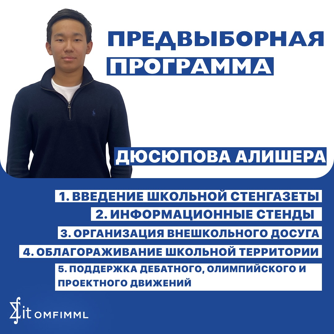Предвыборная программа