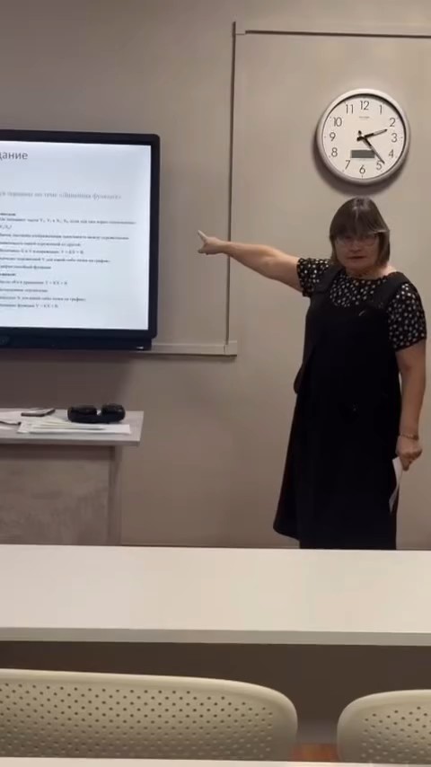 Открытый урок по математике «Линейная функция»